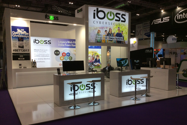 iBoss Custom Exhibition Stand at BETT